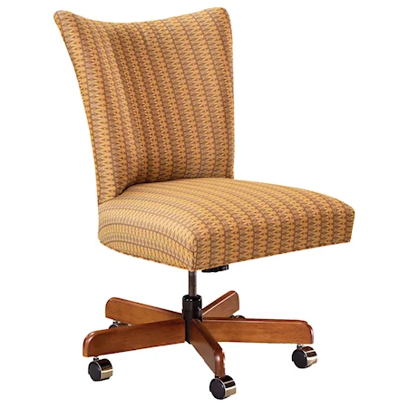 Contemporary Armless Swivel Chair